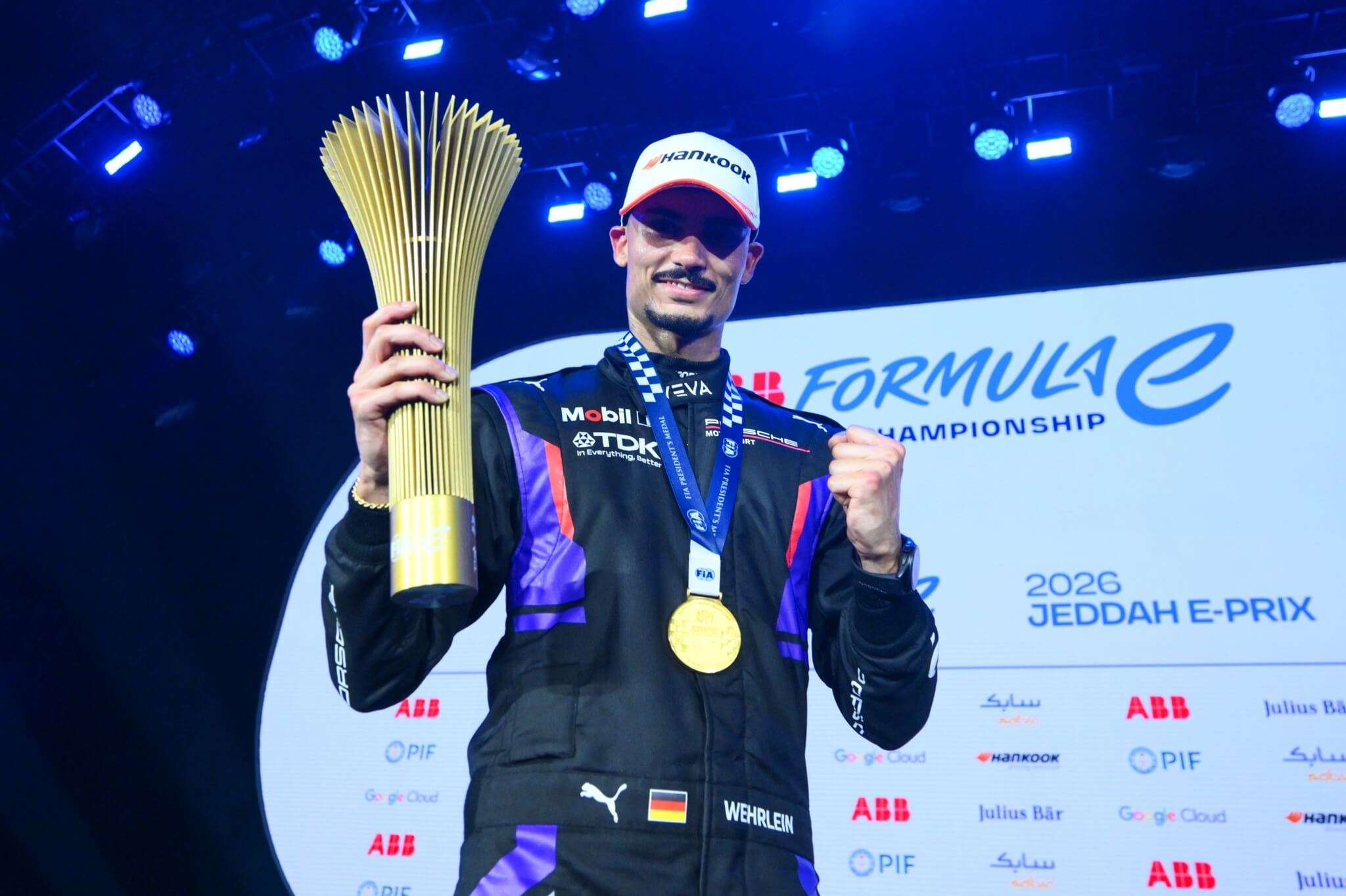 Pascal Wehrlein, ganador del E-Prix