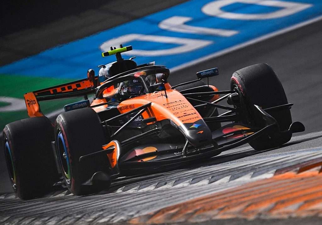 Lando Norris, en el McLaren. Foto: ABC
